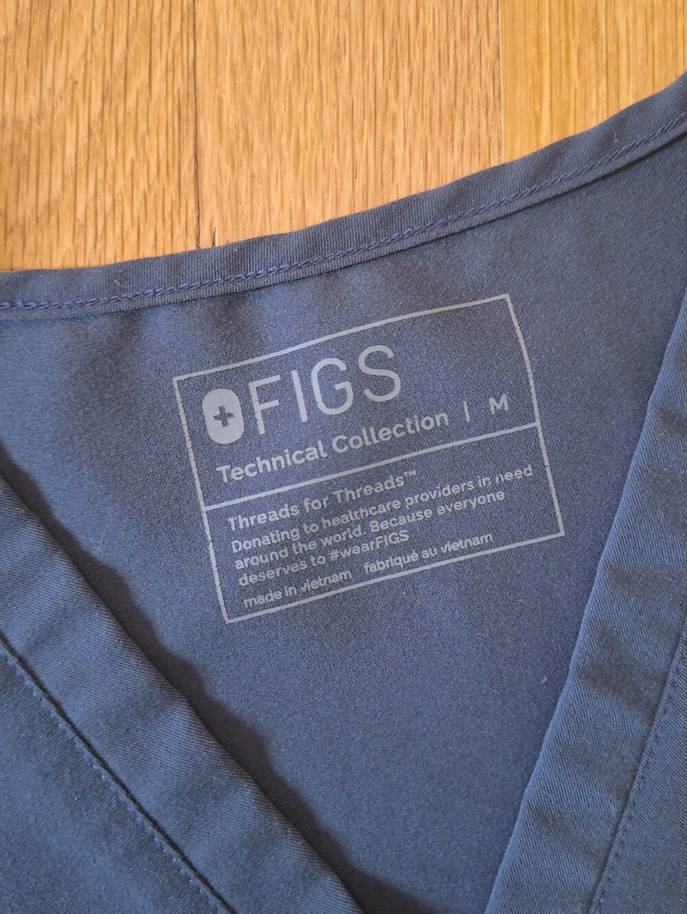 Gray Figs Scrubs - Petite - Picture 2 of 4
